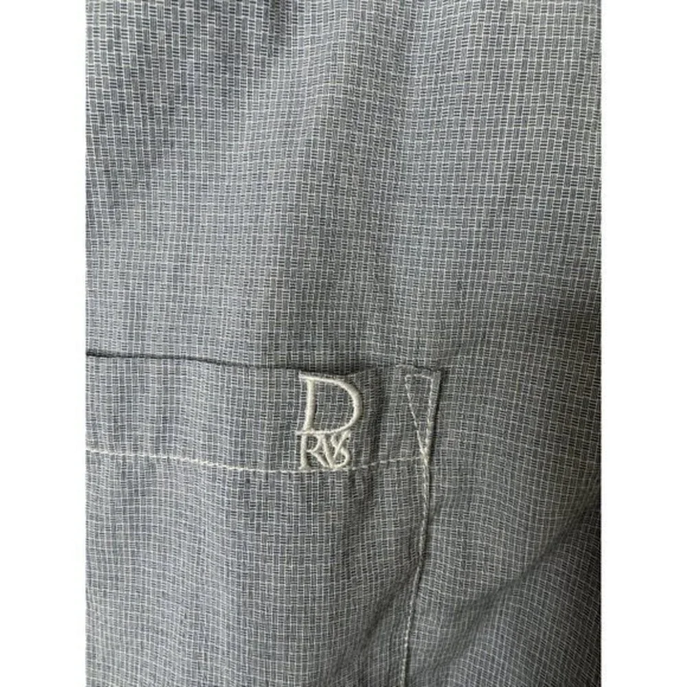 Dravus Men's Blue‎ Short Sleeve Shirt,  blue shirt, collared shirt, short sleeve - Picture 3 of 8